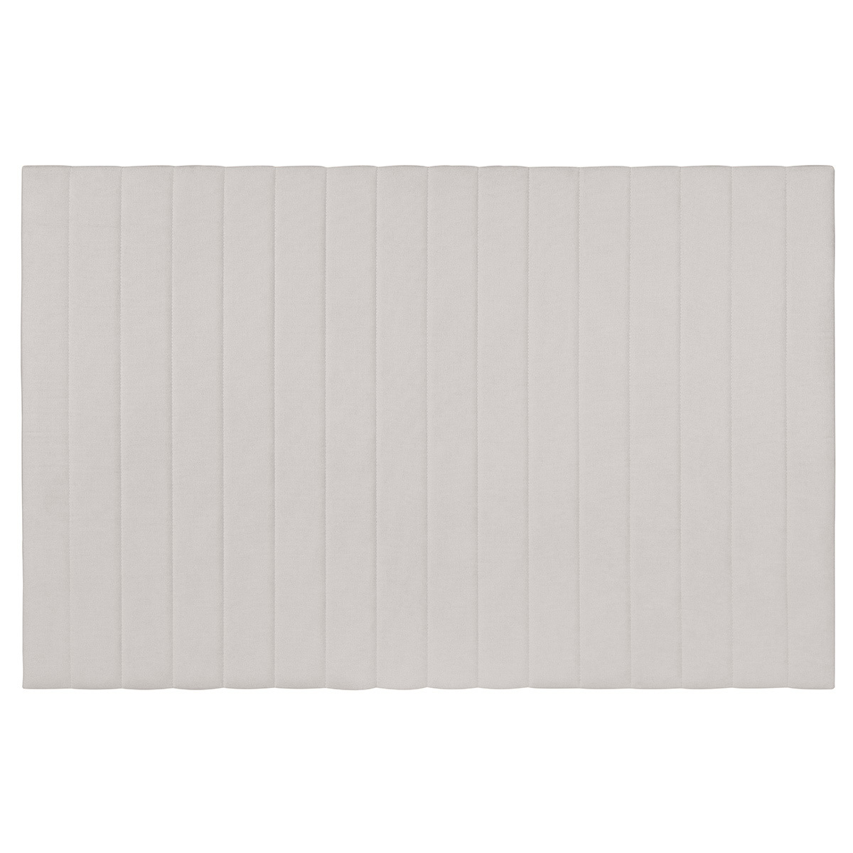 Testata letto in tessuto beige naturale L170 cm NEHA