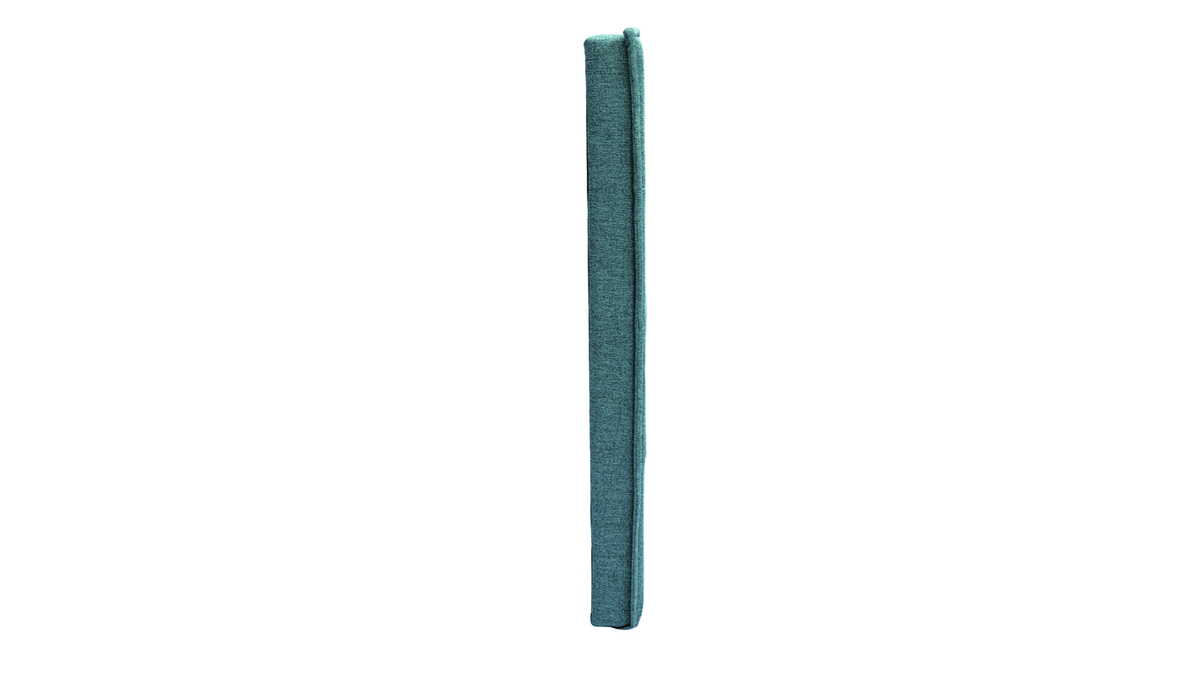 Testata letto in tessuto verde acquamarina L170 cm SUKA