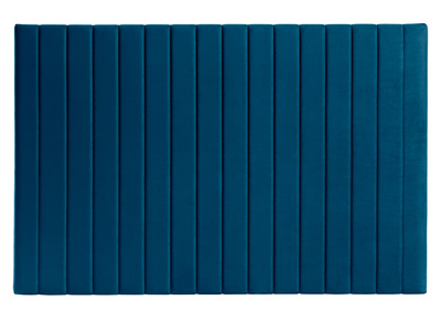 Testata letto in velluto blu petrolio L170 cm NEHA