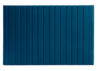 Testata letto in velluto blu petrolio L170 cm NEHA - Testata letto in velluto blu petrolio L170 cm NEHA