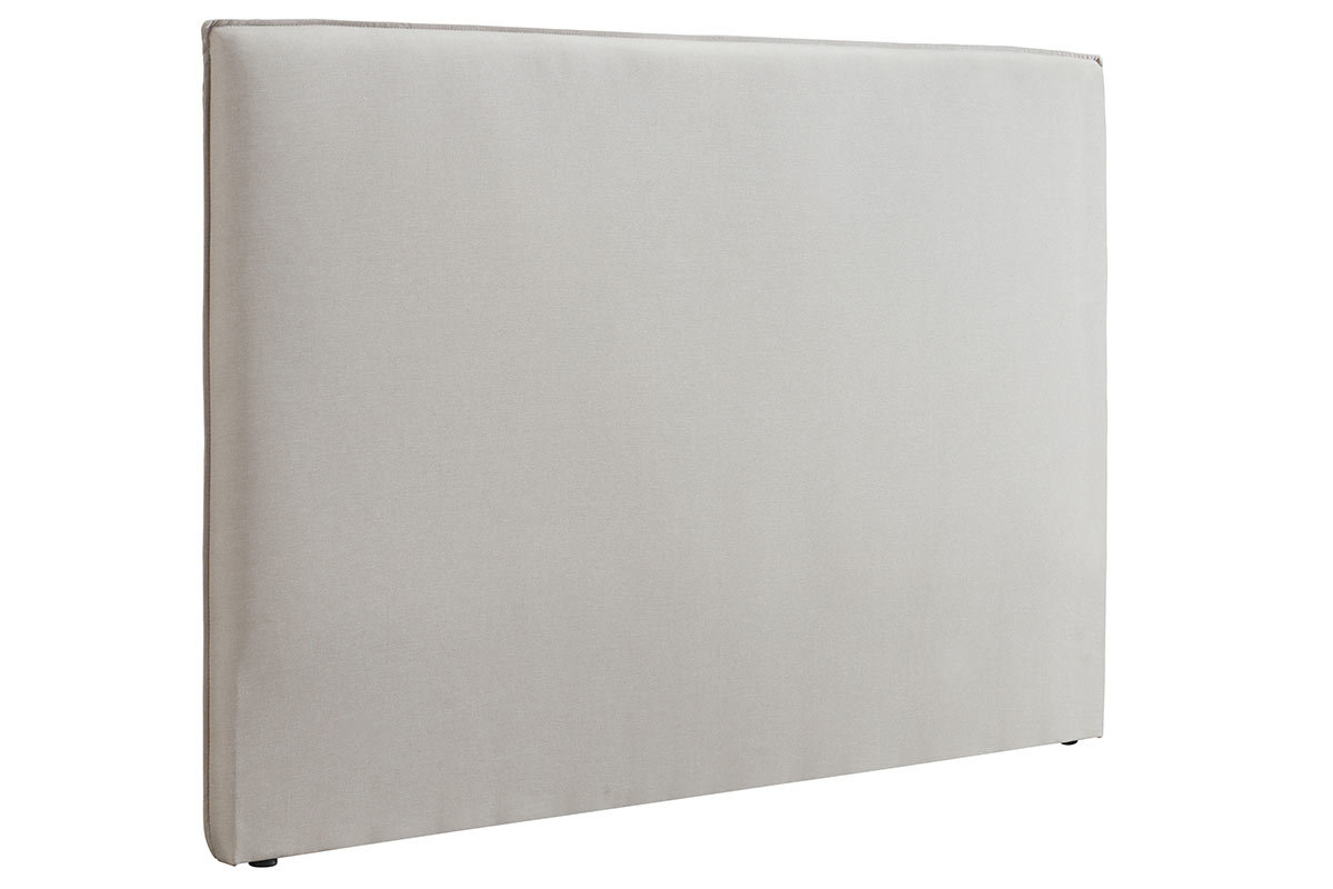 Testiera del letto design 176 cm in tessuto Beige ATHENA