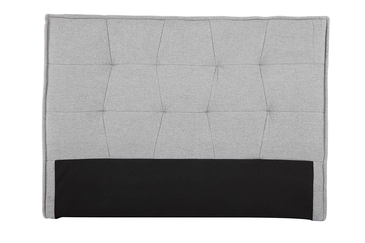 Testiera del letto grigio chiaro 150 cm SUKA