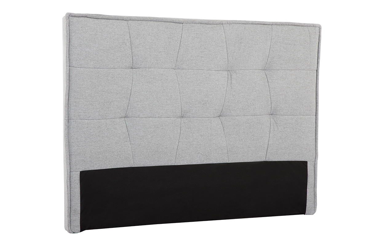 Testiera del letto grigio chiaro 150 cm SUKA