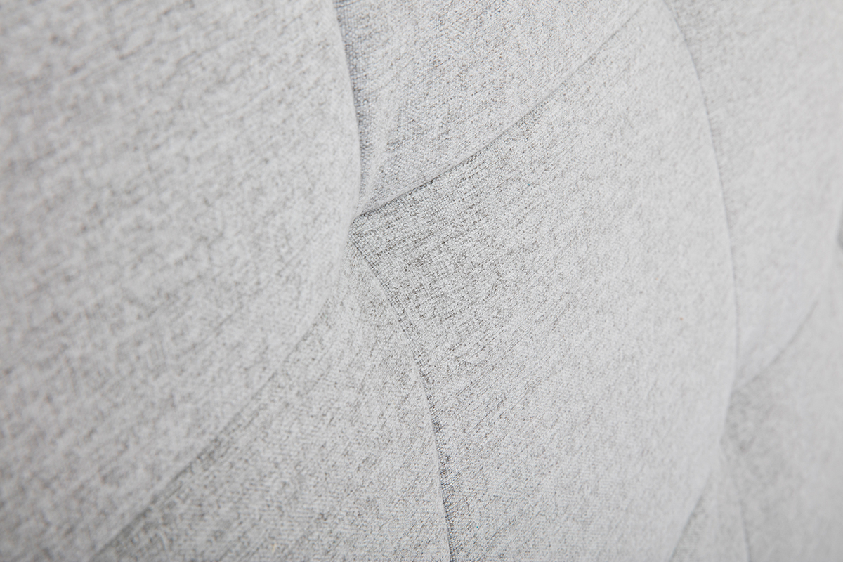 Testiera del letto grigio chiaro 150 cm SUKA