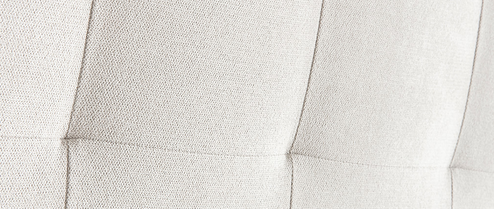 Testiera del letto imbottita in tessuto beige 160 cm HALCIONA