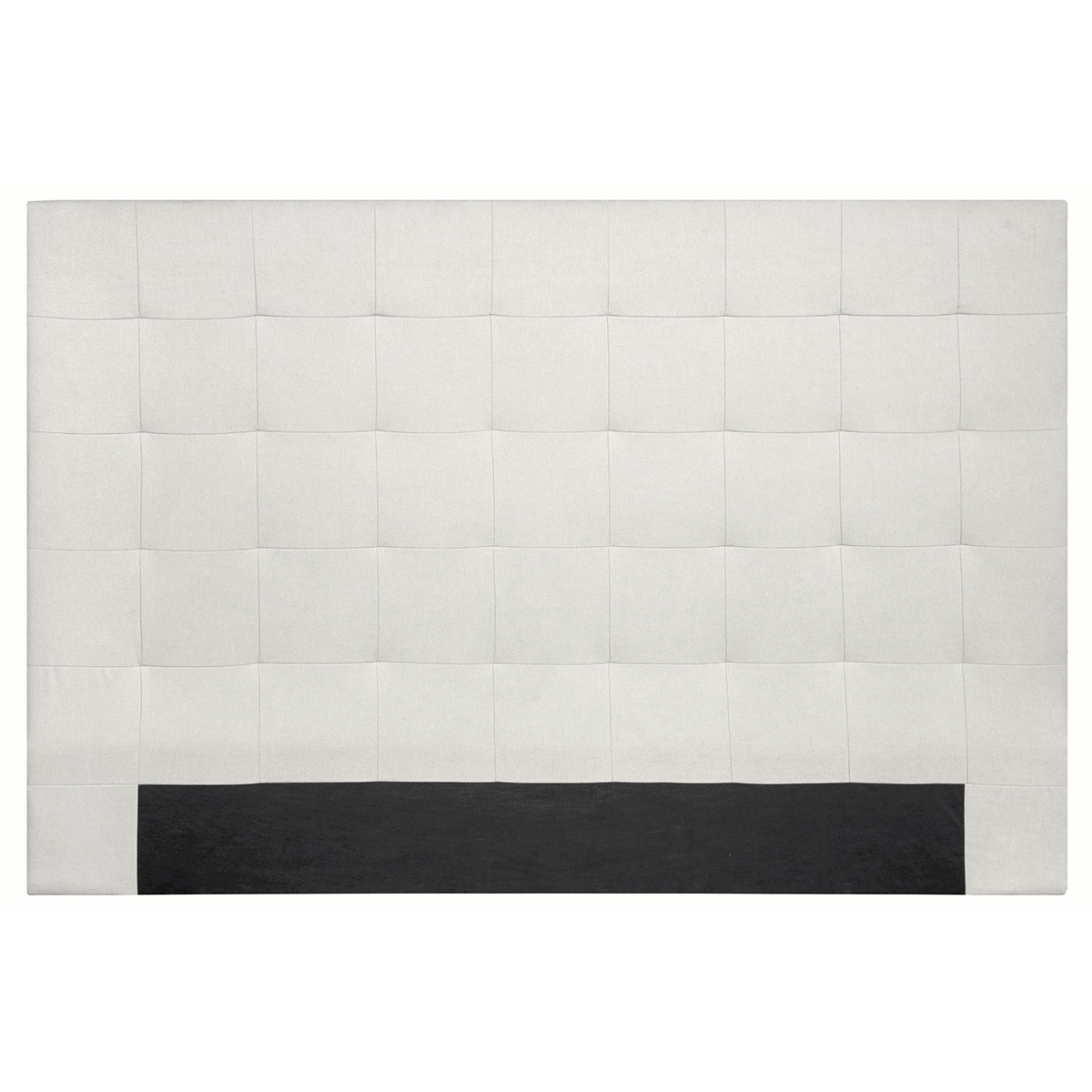 Testiera del letto imbottita in tessuto beige 160 cm HALCIONA