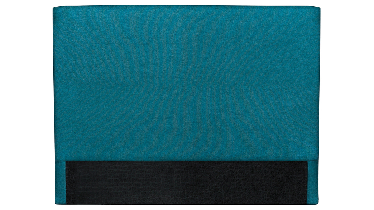 Testiera del letto in tessuto blu anatra 160 cm ZORYA