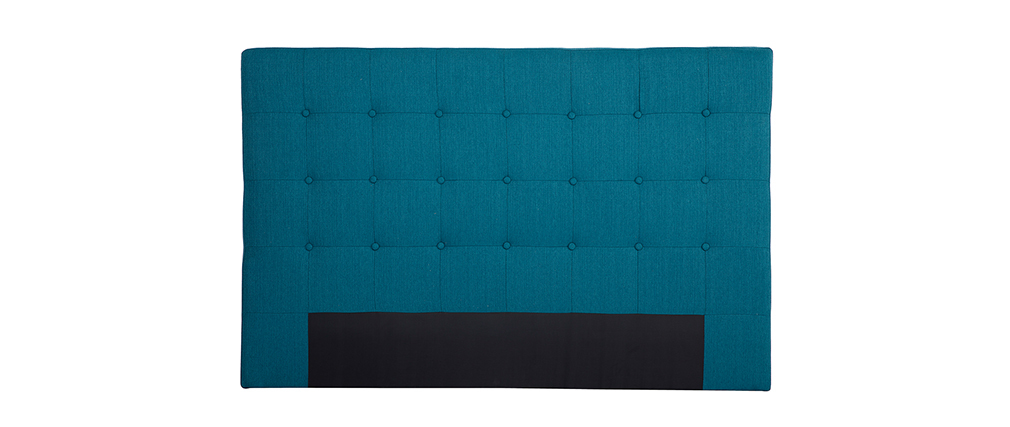 Testiera del letto in tessuto blu anatra 170 cm LUTECE
