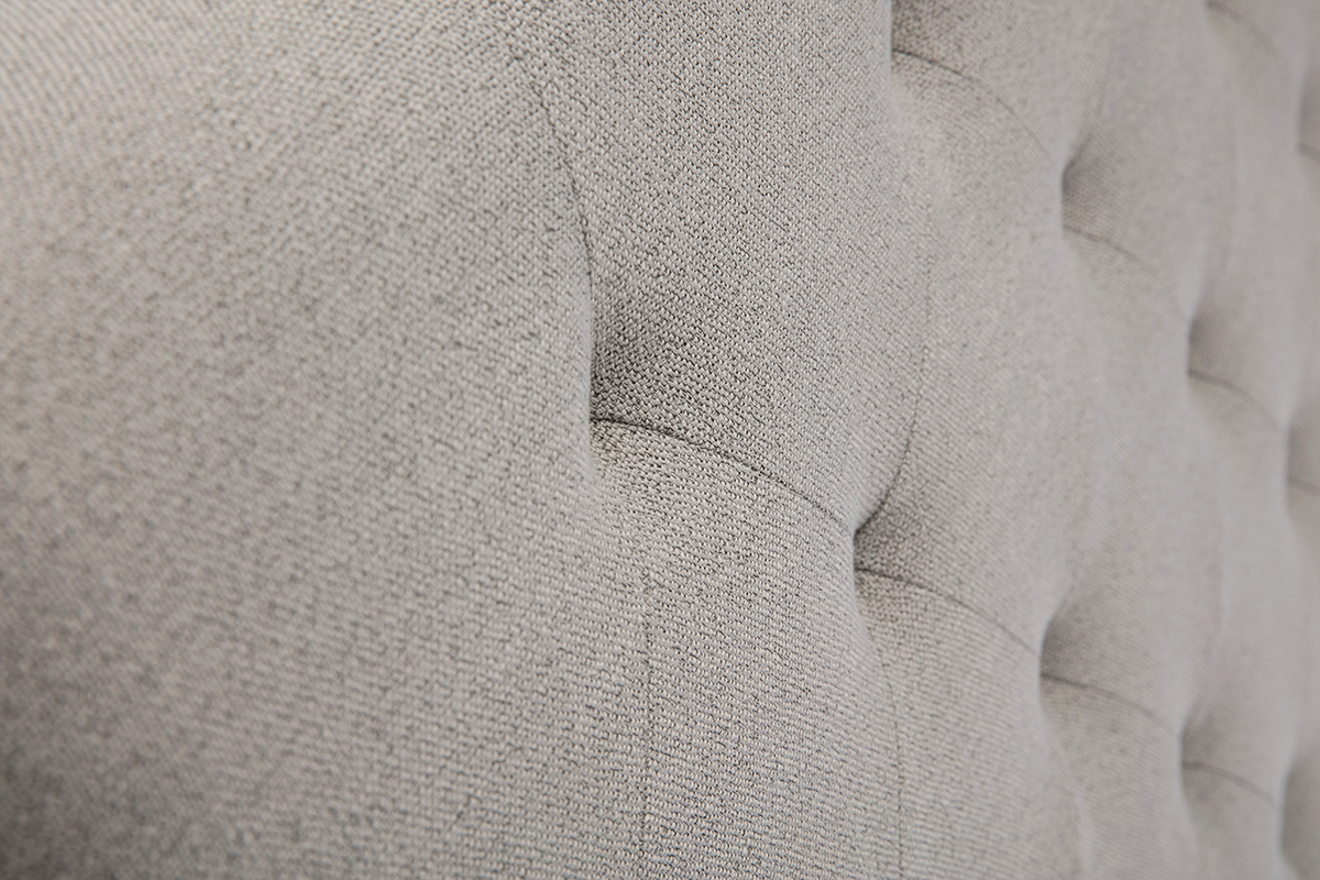 testiera del letto in tessuto Grigio chiaro 140cm ENGUERRAND