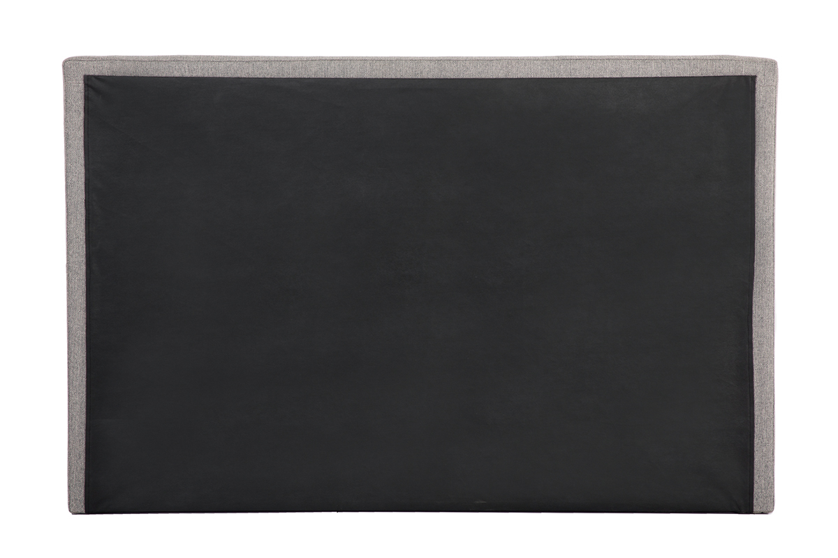 Testiera del letto in tessuto grigio chiaro 170 cm LUTECE