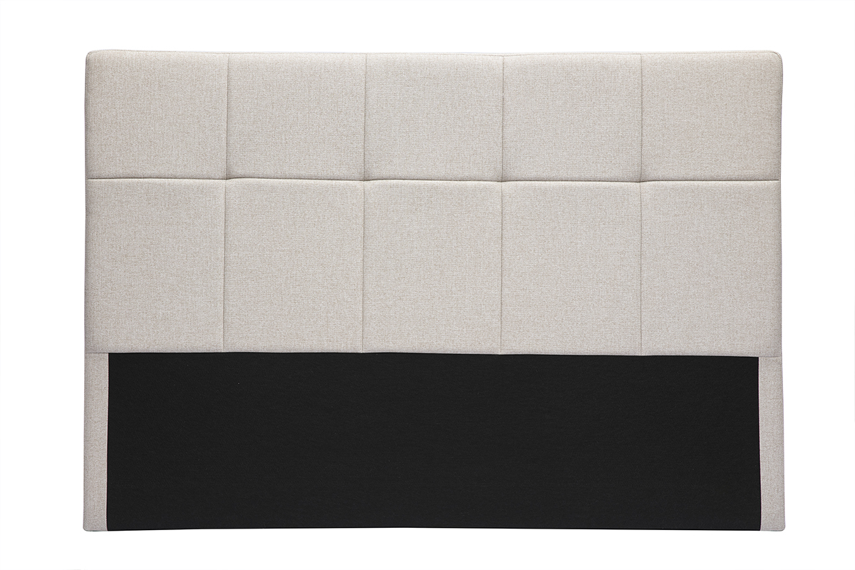 Testiera del letto in tessuto naturale 160cm CLOVIS