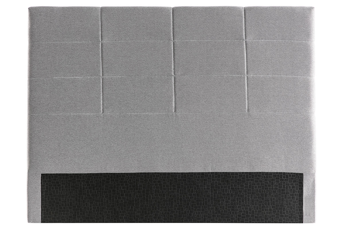 Testiera del letto moderna in tessuto grigio 160 cm ANATOLE