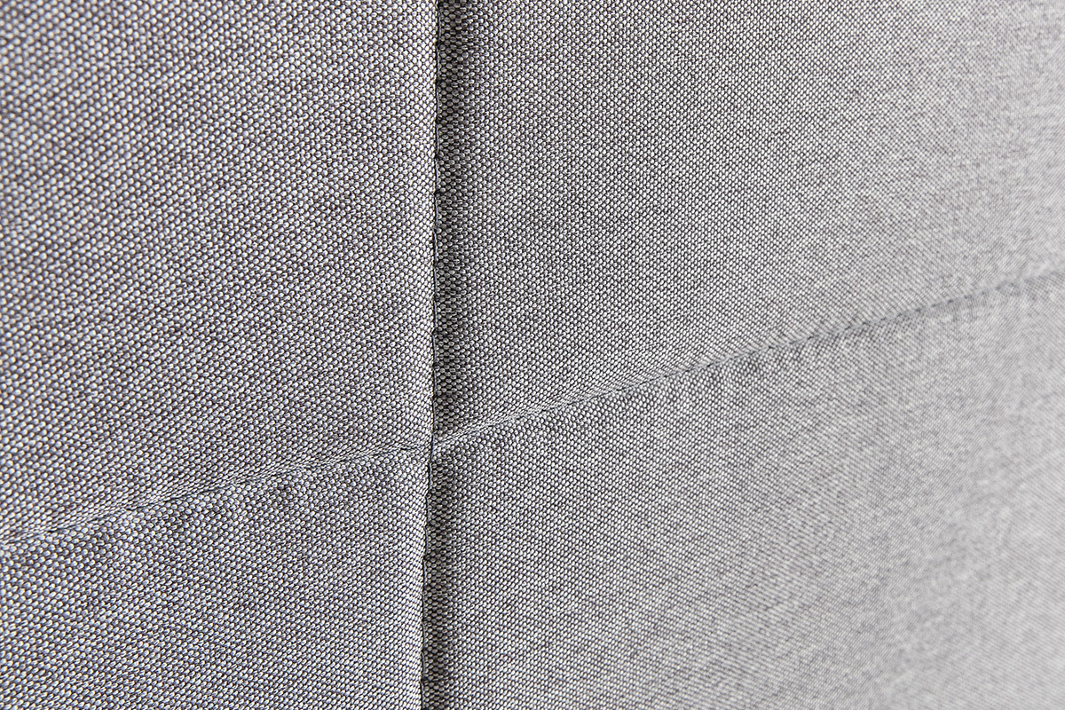 Testiera del letto moderna in tessuto grigio 160 cm ANATOLE