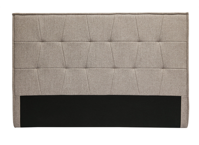 Testiera in tessuto color talpa L170 cm SUKA