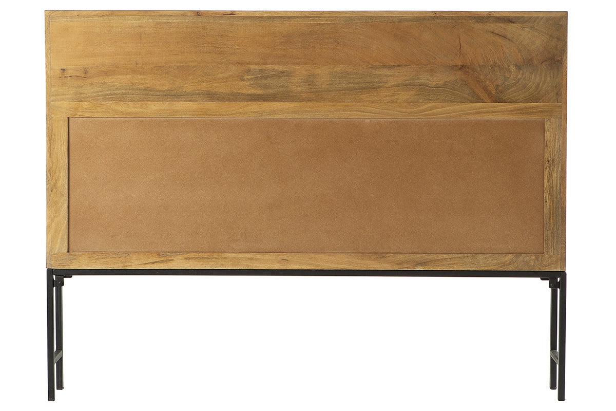 Testiera letto industriale con cassetti 160 cm RACK