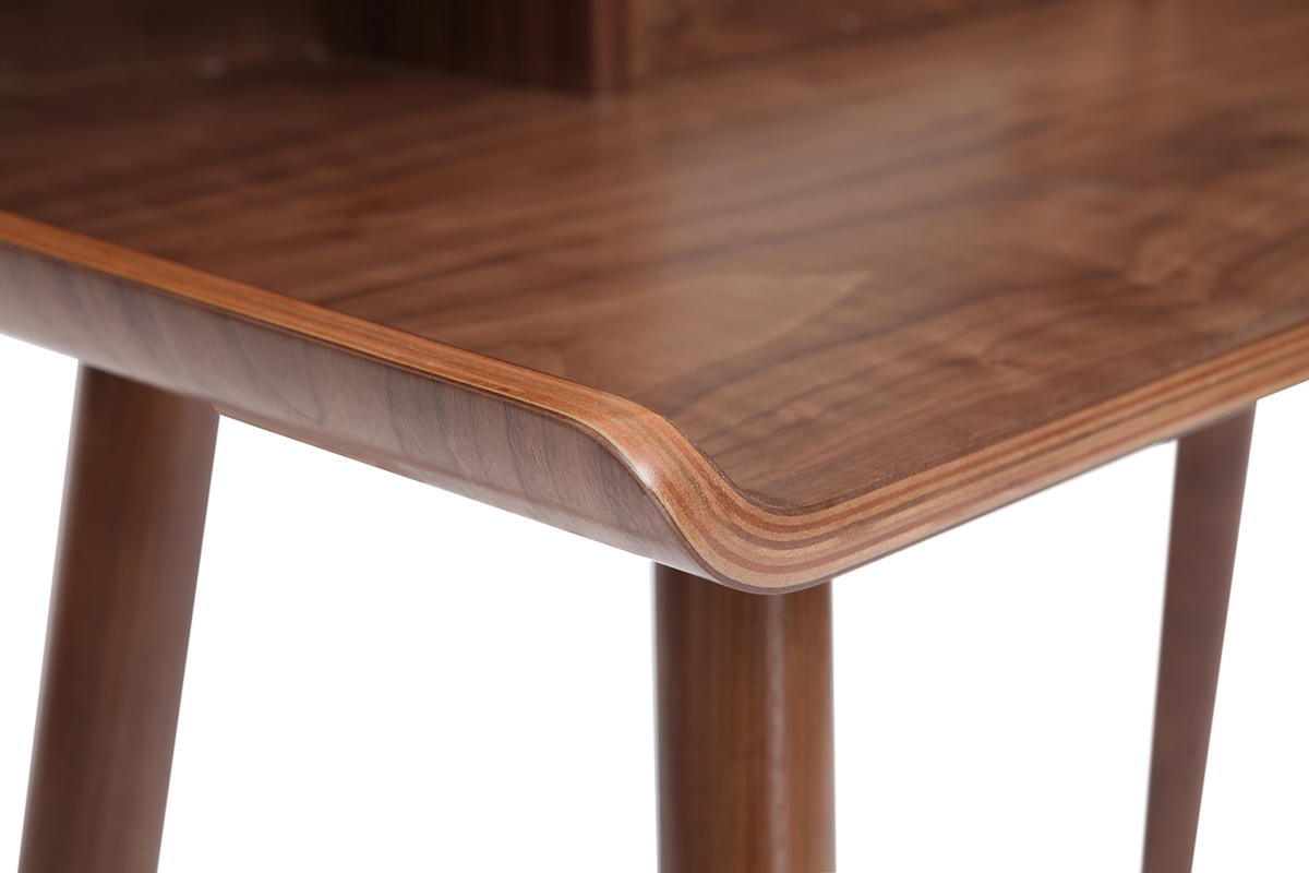 Toeletta trucco  vintage legno noce HALLEN